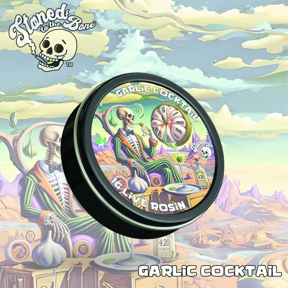 Stoned to the Bone - 1g Live Rosin - Garlic Cocktail