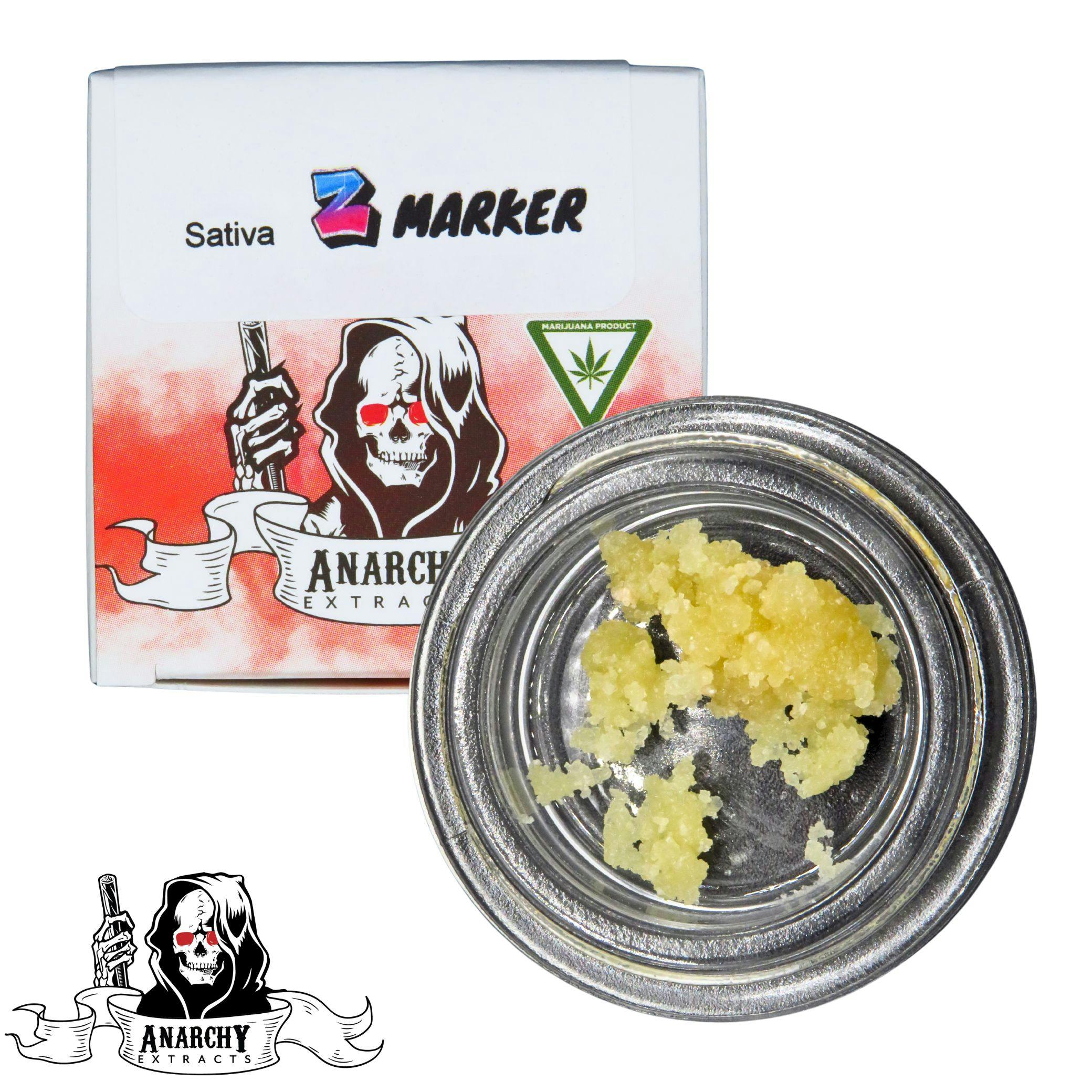 Product: Anarchy | Live Resin Sugar - 1g - Z Marker