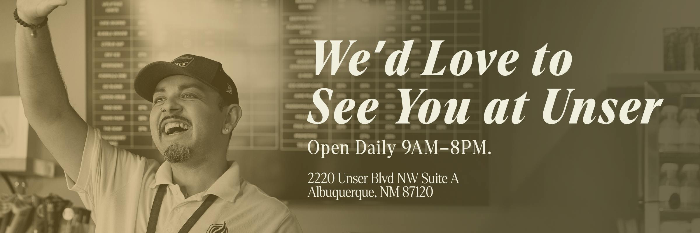 Verdes on Unser Now Open | 9am-8pm 