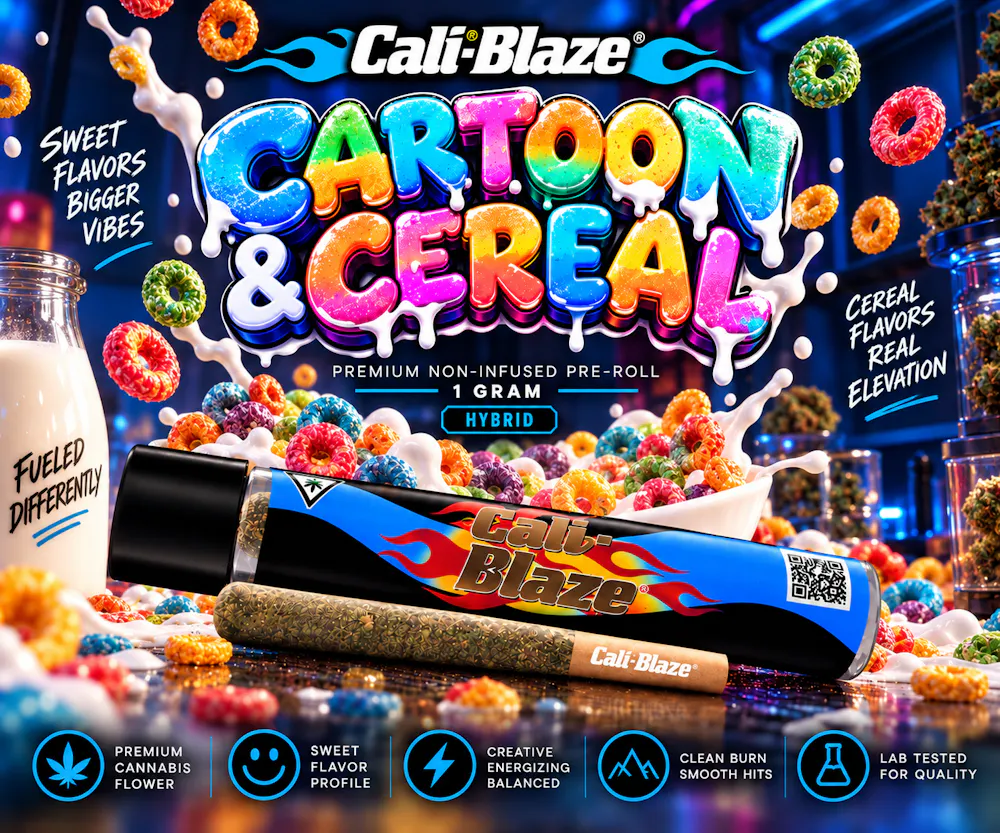 Product Cali-Blaze | Cartoon & Cereal | Pre-Roll