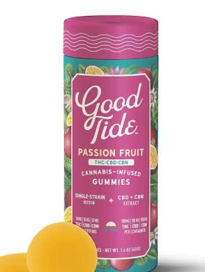 Product 5mg 1:1:1 Passion Fruit x Burberriez Rosin Infused Sleep Gummies 10pk / 20 servings