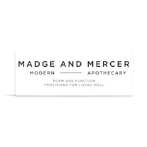 MADGE AND MERCER Modern Apothecary Logo