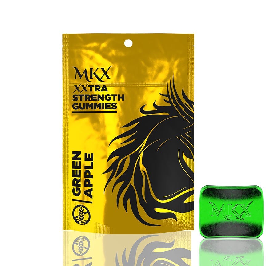 Product: MKX | Green Apple | Infused Edible Gummies | 200mg | Indica