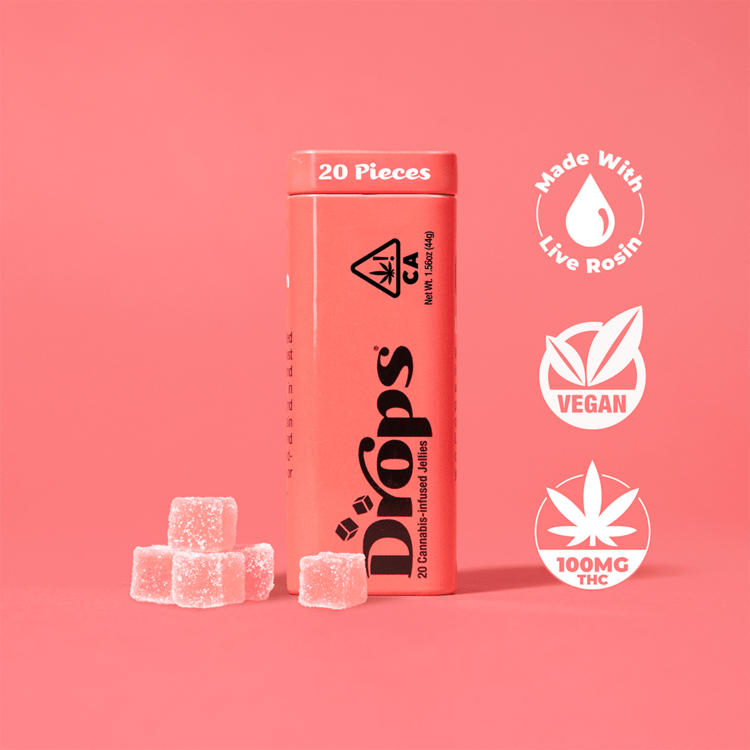 Drops: Chill Watermelon - Rosin Gummies 20pk 100mg