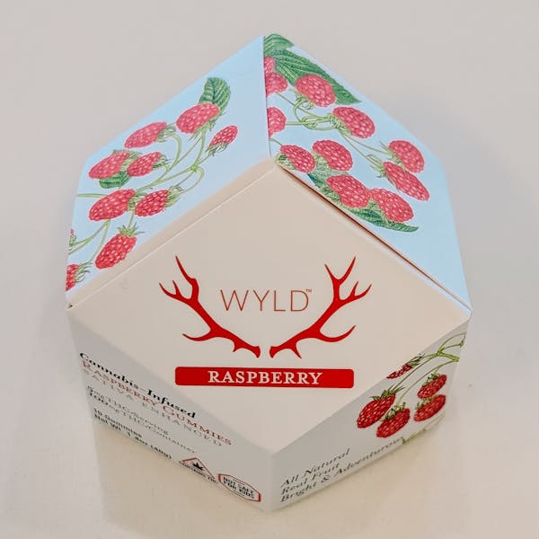 Raspberry (S) - 10pk | 100mg Gummies - WYLD