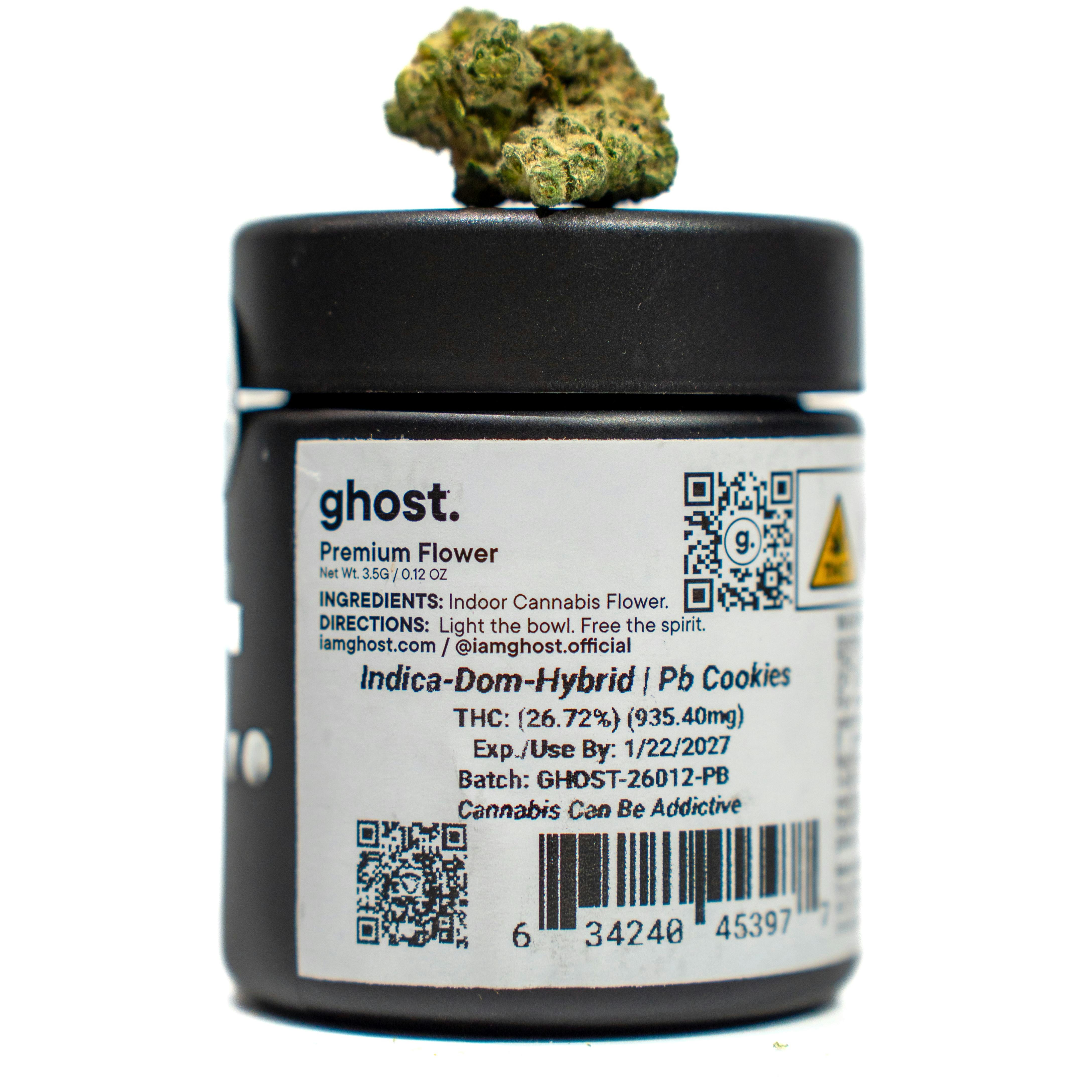 Ghost PB Cookies 3.5g Indoor Flower