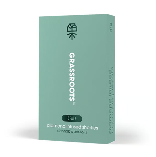 Grassroots Grassroots Diamond Infused Pre-Roll Cheddar Cheeze (I) 5pk