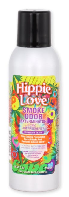 Product Smoke Odor Eliminating Spray 7oz HIPPIE LOVE