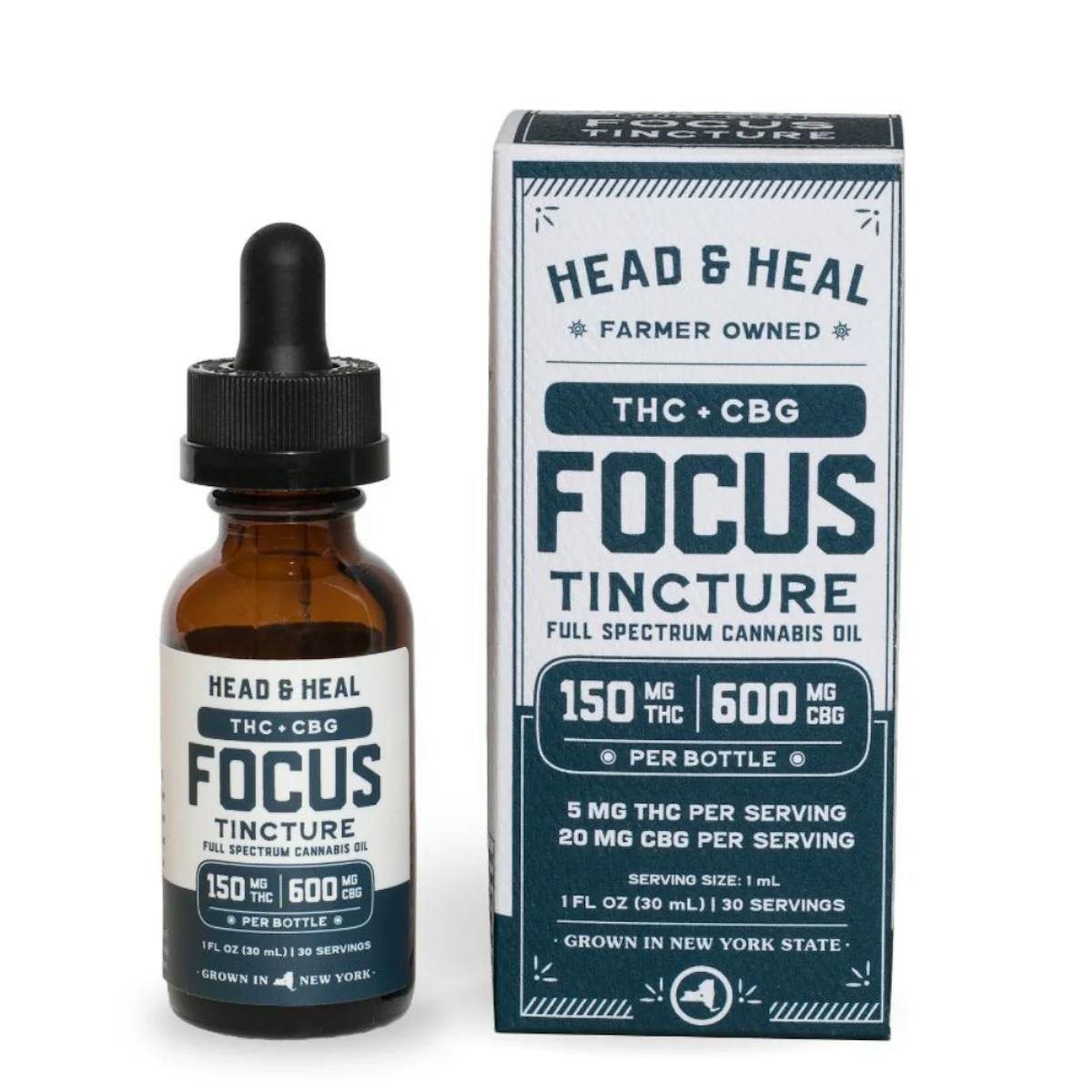 Photo of Head & Heal | Focus 1:4 Tincture | 150mg CBG