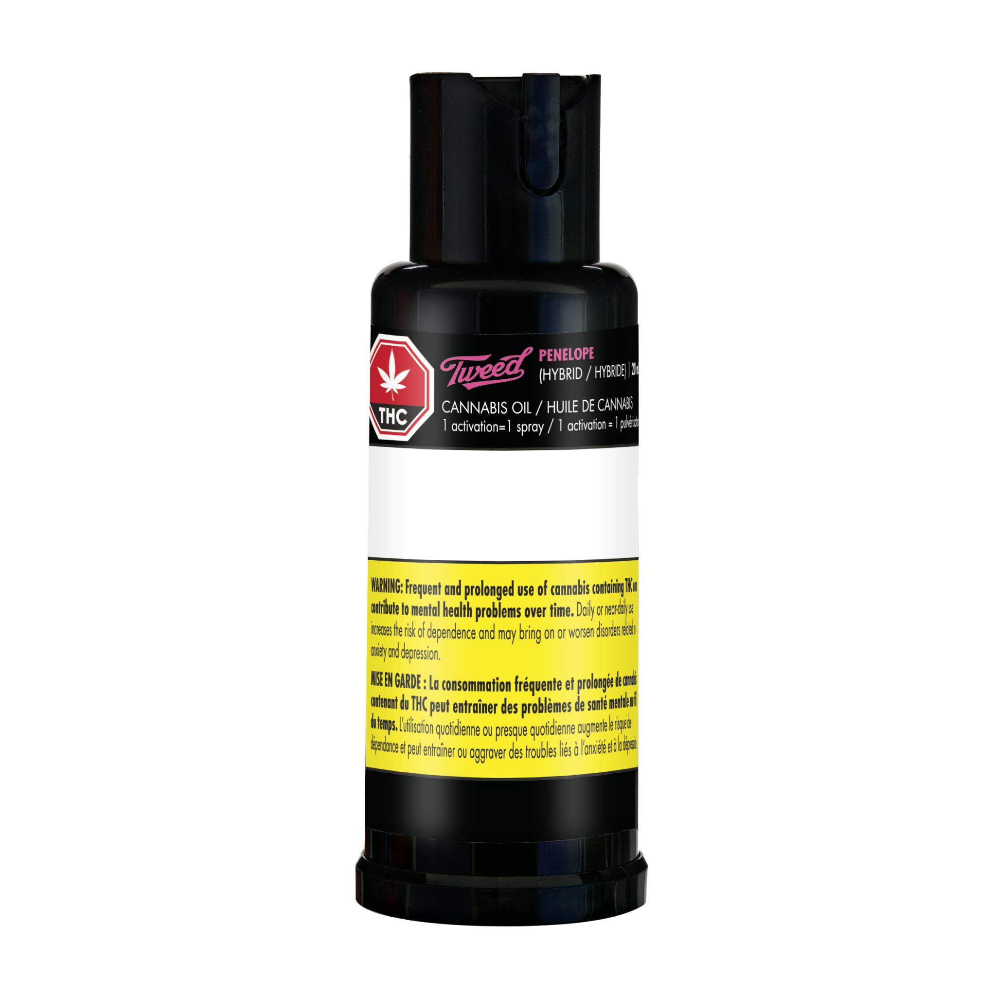 Tweed Penelope Oil Spray - 20ml | Atlantic Cannabis (Water St)