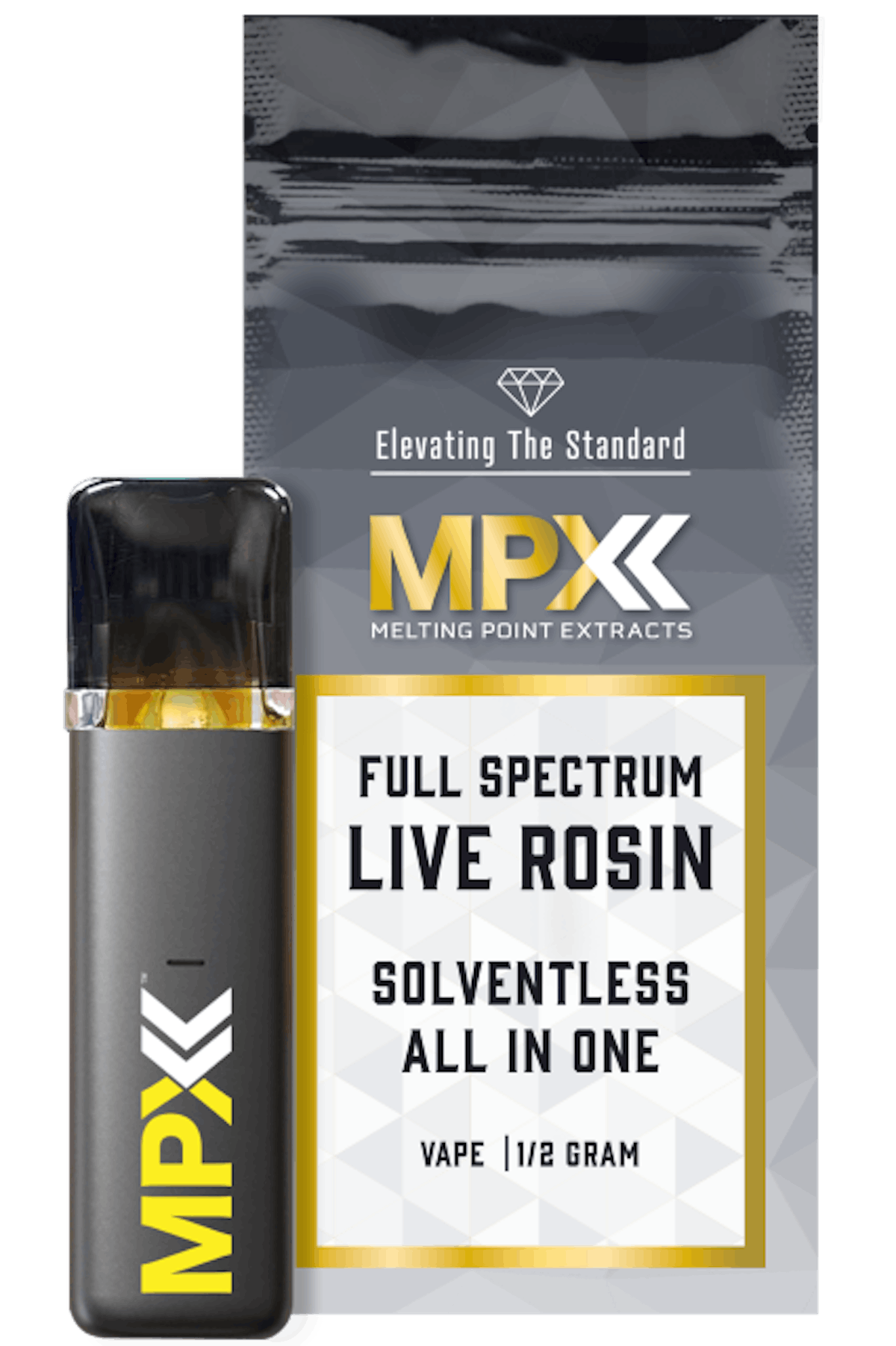 Photo of MPX l AJs Sour Diesel Rosin Vape Pen (Disposable) l 0.5g