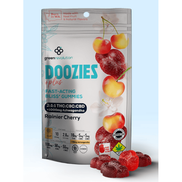 Doozies: CBC/CBD 2:1:1 Rainier Cherry - 10pk 410mg