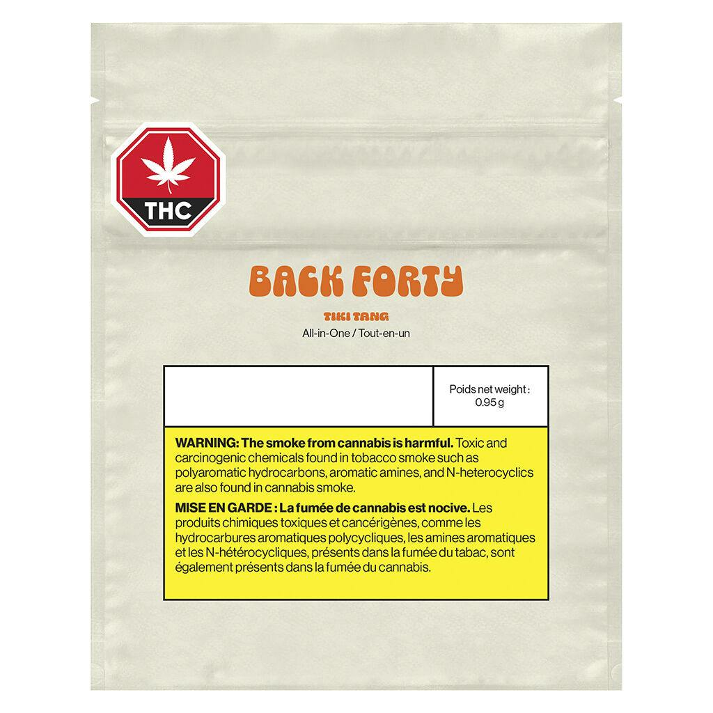 Back forty - tiki tang 510 thread cartridge - 0. 95g