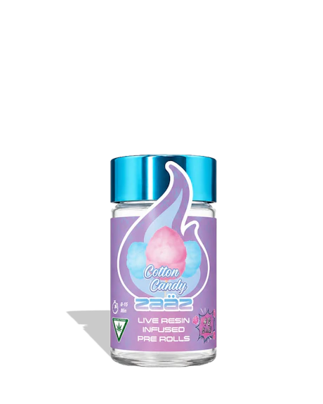 Zaaz - 5-Pack .8g Infused Prerolls - Cotton Candy - product image at King of Budz