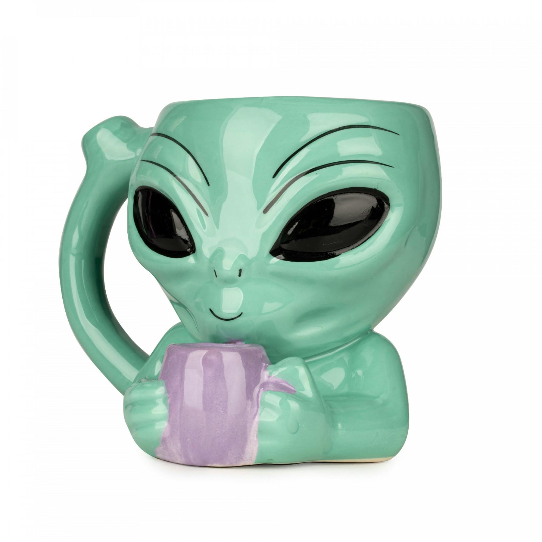 Fashioncraft | Ceramic Alien Mug Pipe