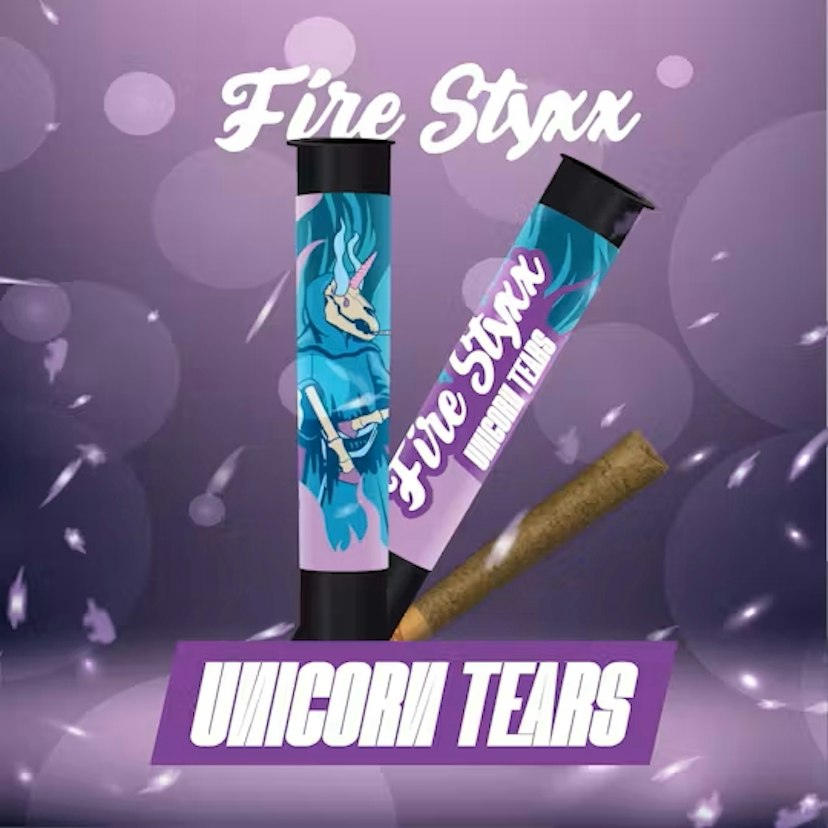 Fire Styxx 1g Infused Preroll Unicorn Tears