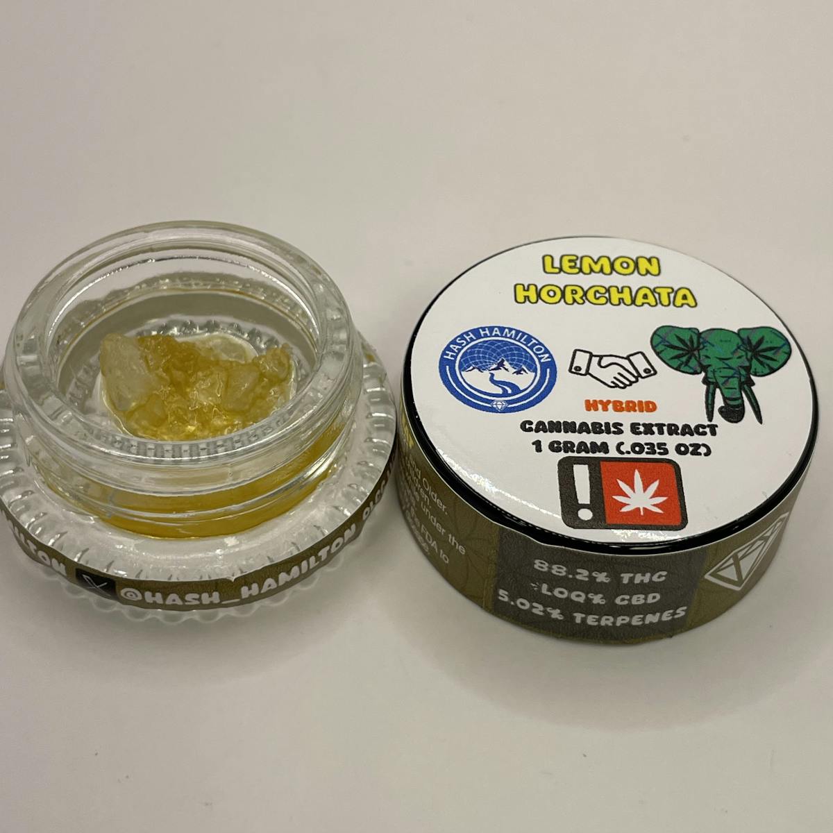 Photo of Lemon Horchata 1g Diamonds Dab (Hash Hamilton)