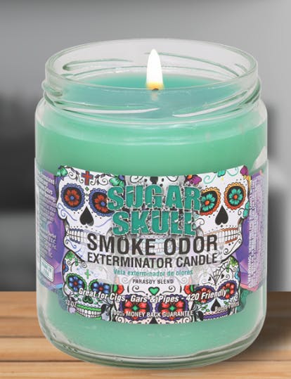 Product Smoke Odor Eliminating Candle 13oz SUGAR SKULL