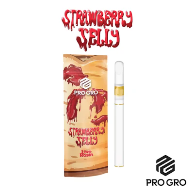 Pro Gro - .5g Live Rosin Disposable - Strawberry Jelly