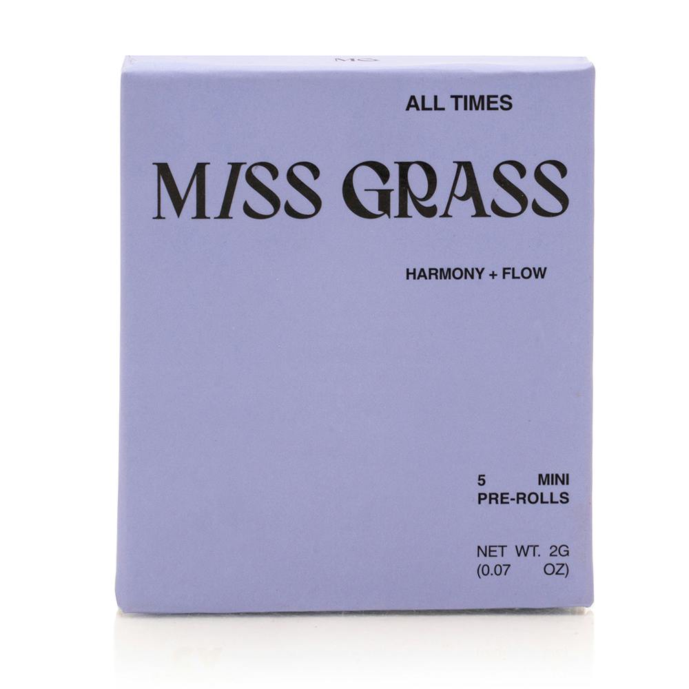 Miss Grass | 5pk Mini Pre roll (0.4g) | All Times | Tropicana Cookies