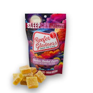 Reefer Gladness Gummies l 10pk 100mg l Rainbow Sherbet 10:2:1 (Sleep)