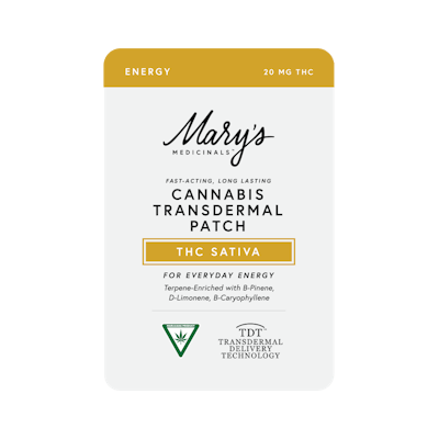 Product: Mary's Medicinals | Transdermal Patch Energy Sativa THC | 20mg