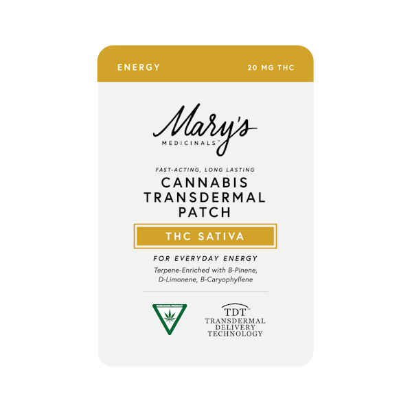 Mary's Medicinals | Transdermal Patch Energy Sativa THC | 20mg