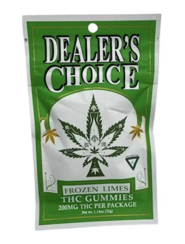 Product: Dealer's Choice | Gummies - 200mg - Frozen Limes