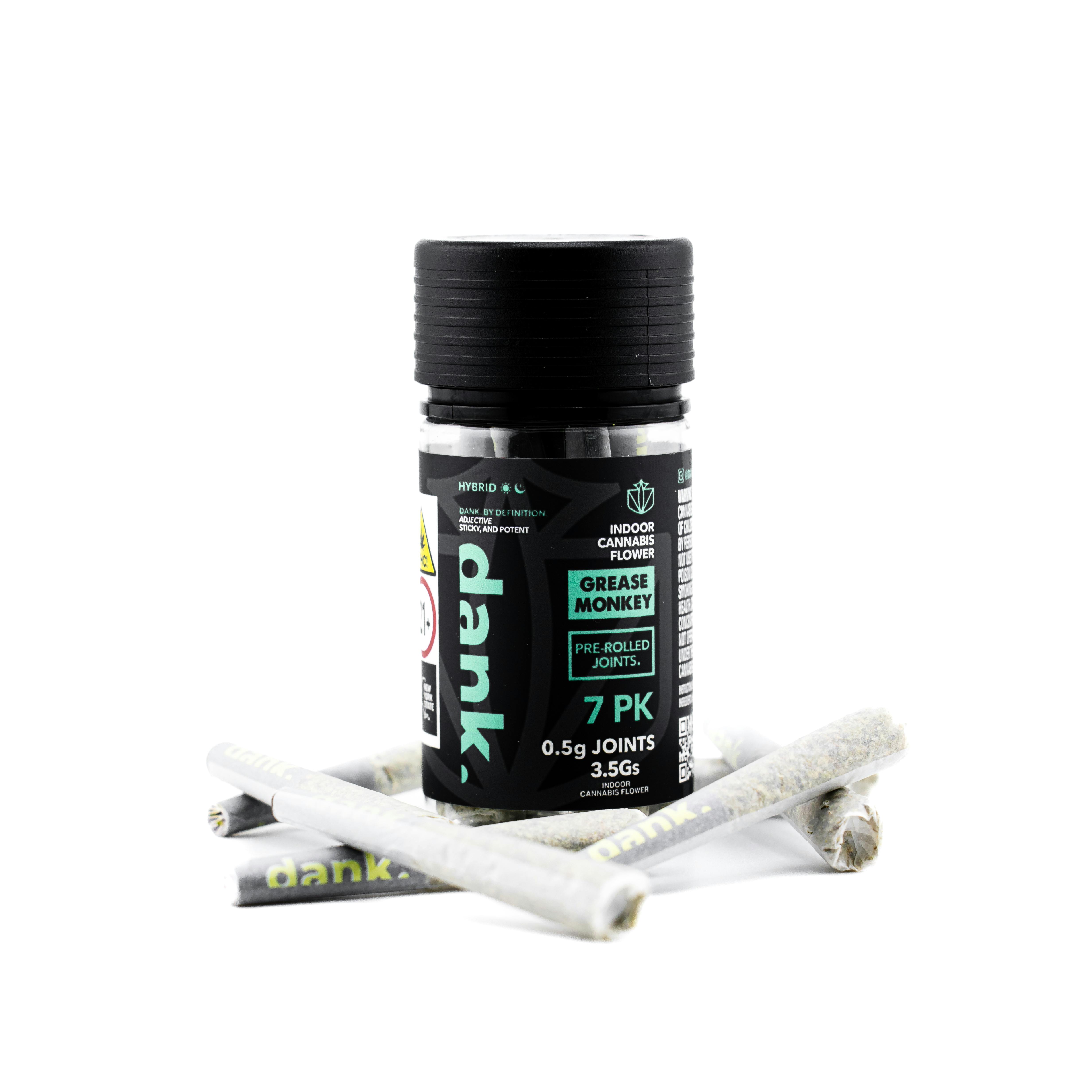 Preroll | Dank | Grease Monkey | 7ct | 3.5g