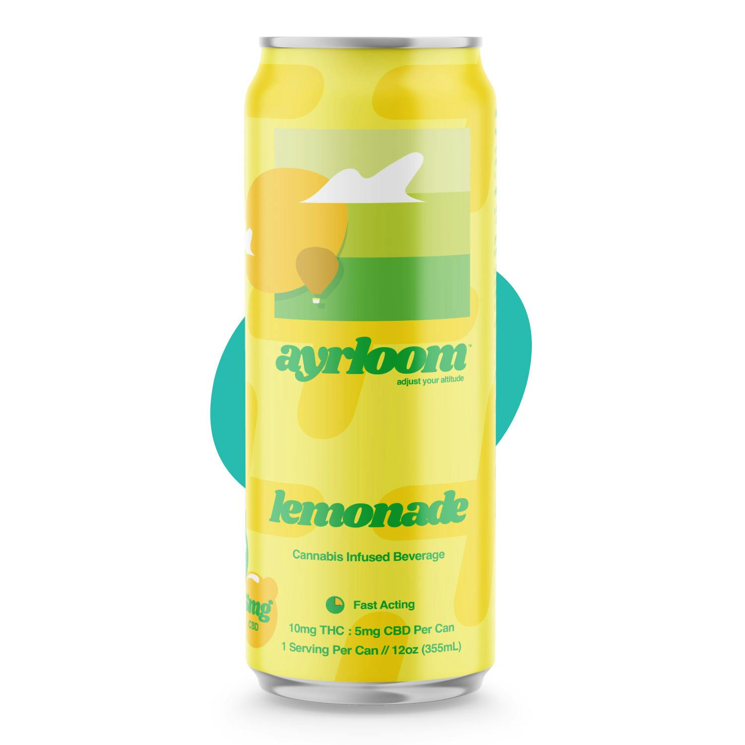 Ayrloom | Lemonade | 2:1 | 10MG THC : 5MG CBD | Singles