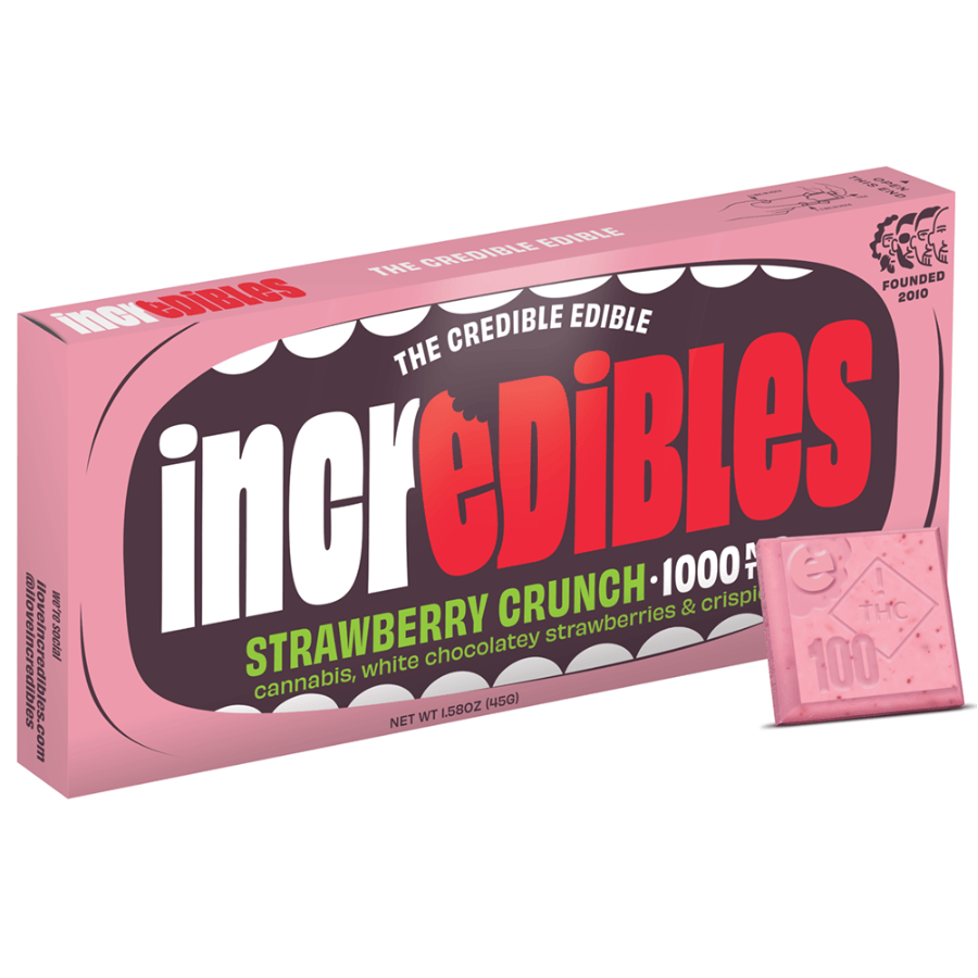 Incredibles Strawberry Crunch Bar Chocolate 100mg