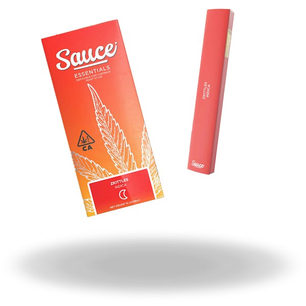 Product: Sauce | Zkittles Essentials Disposable/Rechargeable All-in-one Cartridge | 1g