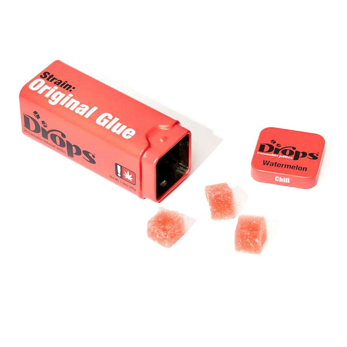 Photo of Drops 100mg WATERMELON Chill 20pk Live Rosin Jellies