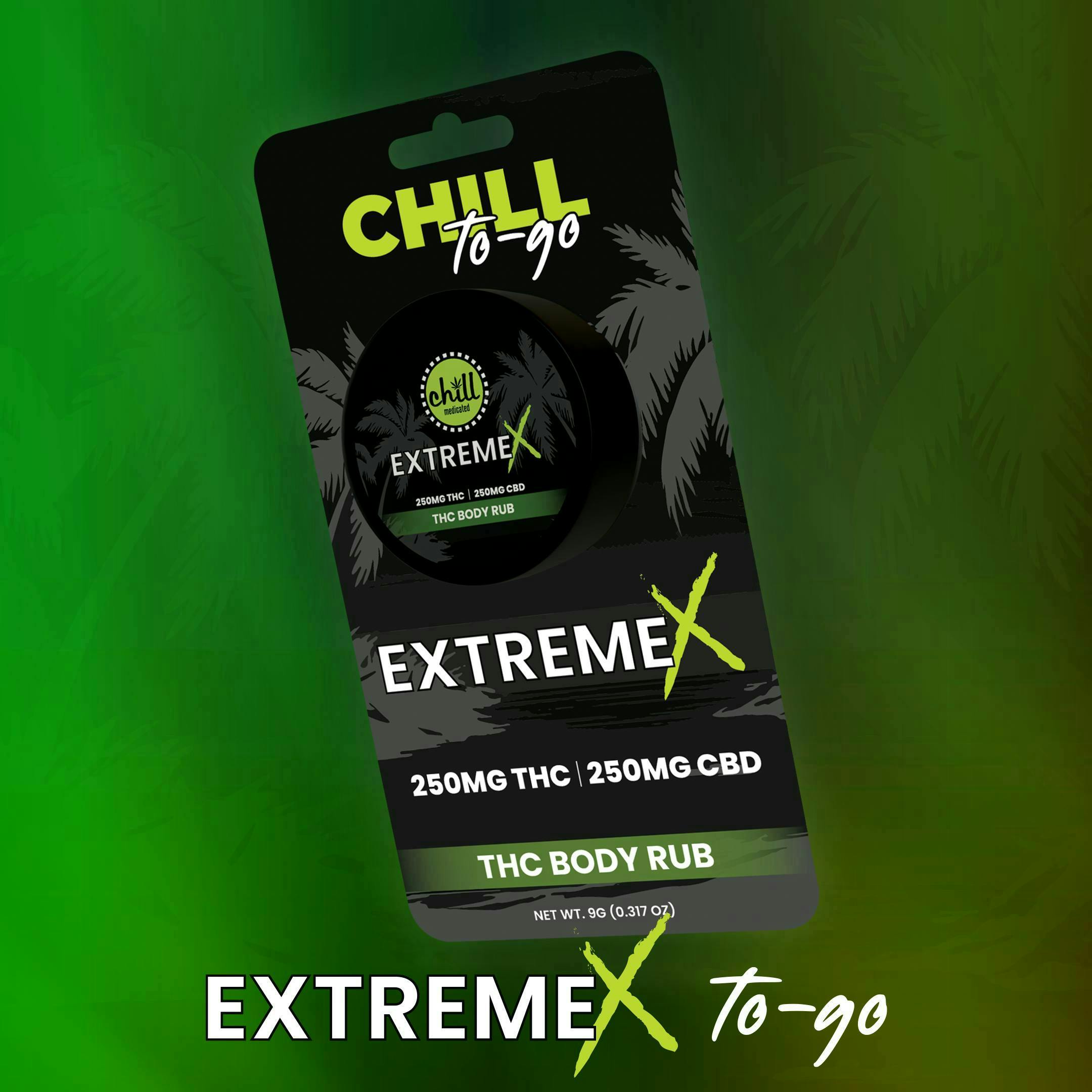 Chill Medicated - On The Go 250MG THC / 250MG CBD - Extreme X