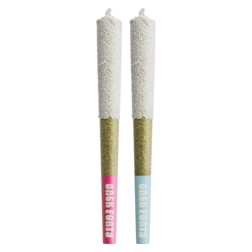 Infused Pre-Roll | Back Forty - Frosted Icicles - Hybrid - 2x1g