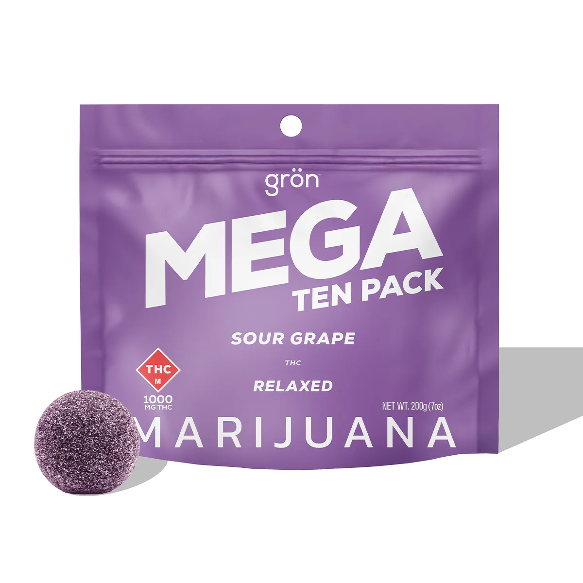 Sour Grape MEGA 10-Pack - THC - Relaxed at North Dispensary - Pevely