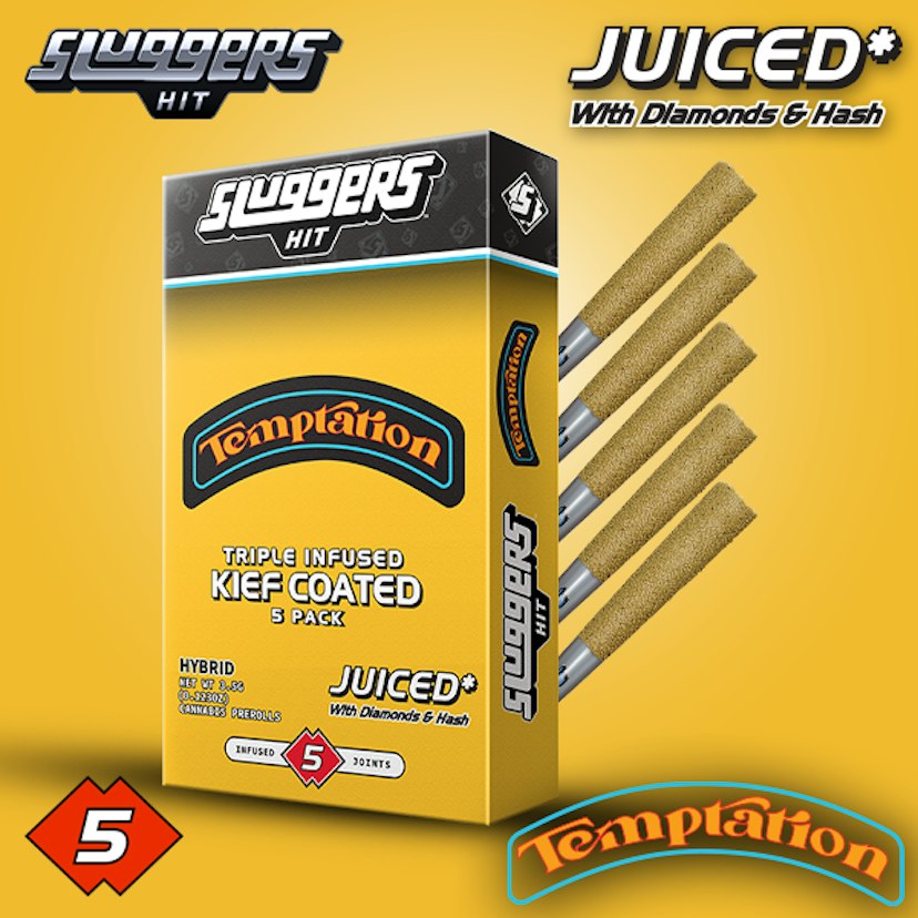 Sluggers - Temptation 5pk Infused Prerolls Hybrid