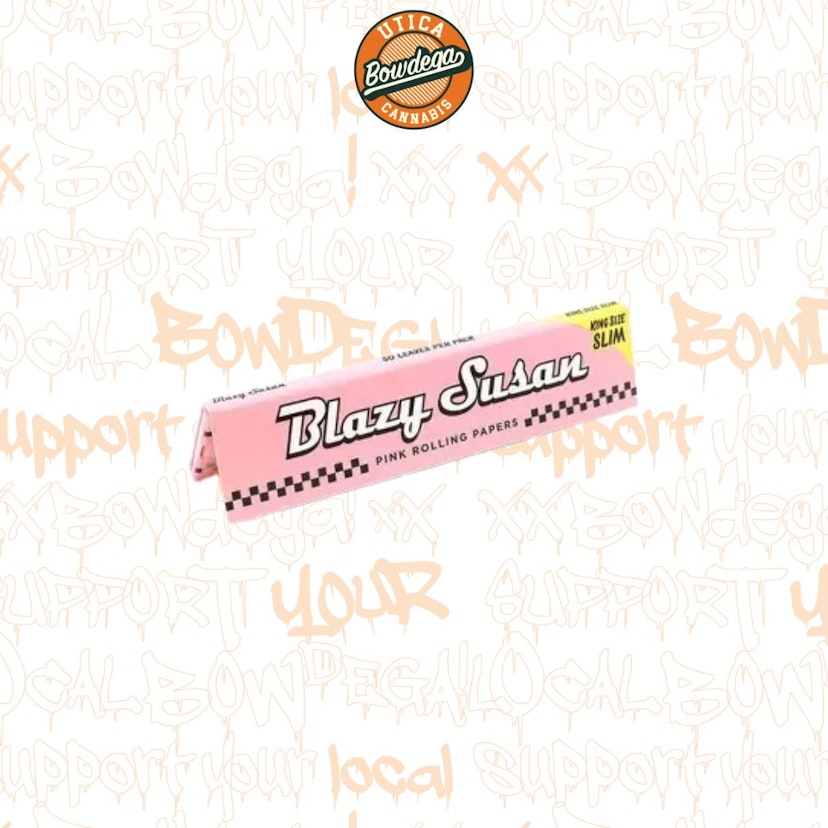 Blazy Susan Pink King Size Slim Rolling Papers