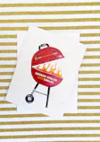 Smokin Grillin Chillin Greeting Card Add a