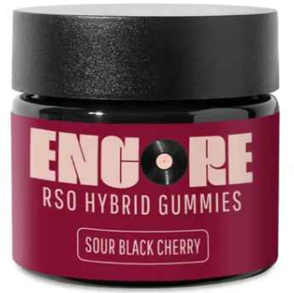 Black Cherry RSO Gummies 100mg