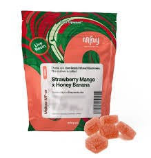MFNY | Strawberry x Honey Banana | Live Rosin Infused Gummies | 10pk 10MG