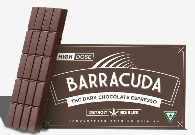 Detroit Edibles | Barracuda Bar | Dark Chocolate Espresso | 200mg