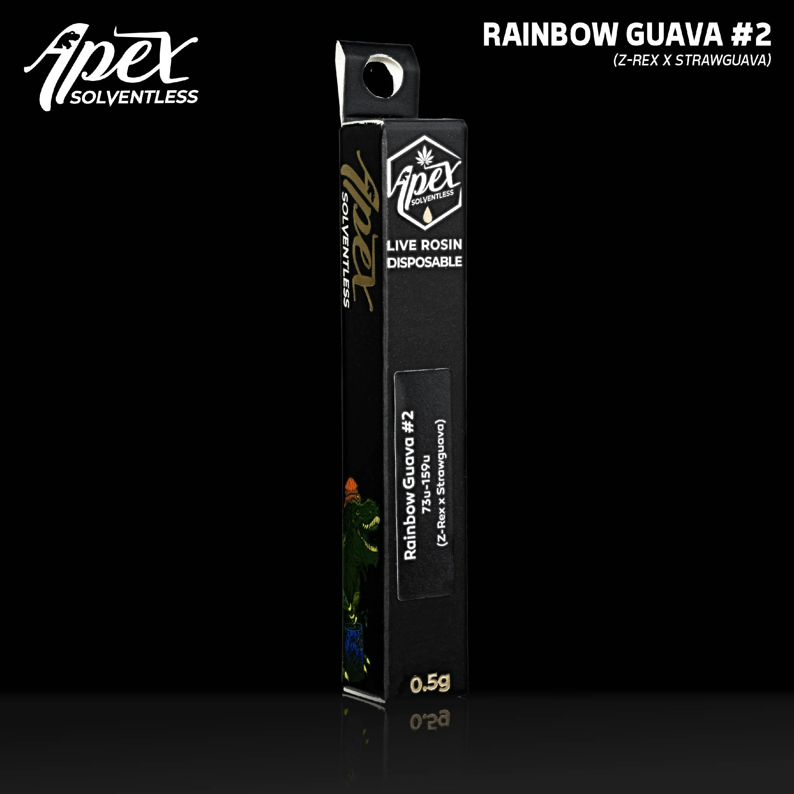 Apex - .5g Hash Rosin Disposable - Rainbow Guava #2