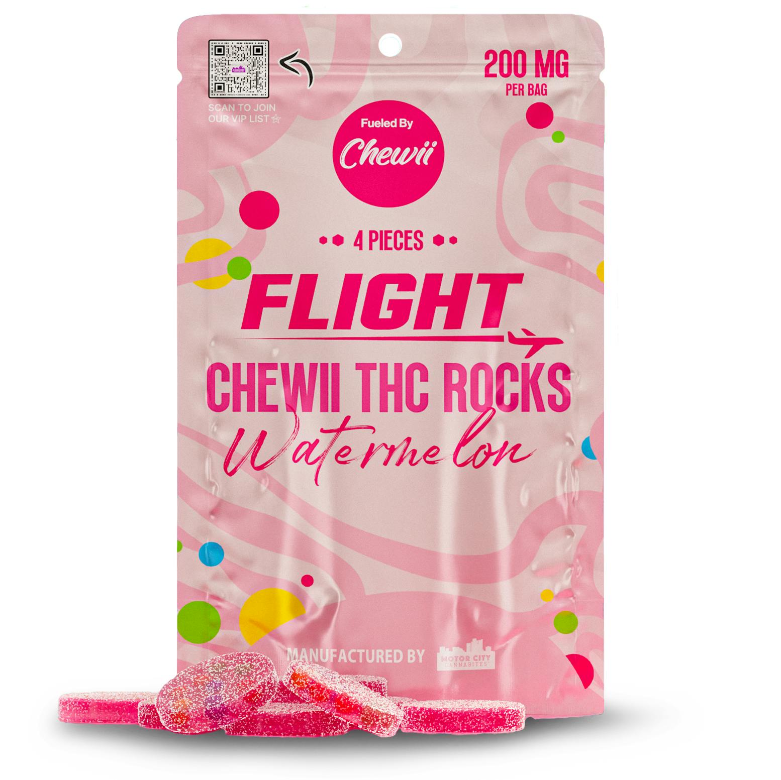 Flight Watermelon Rock-Candy Gummies 200mg Rec - Exclusive