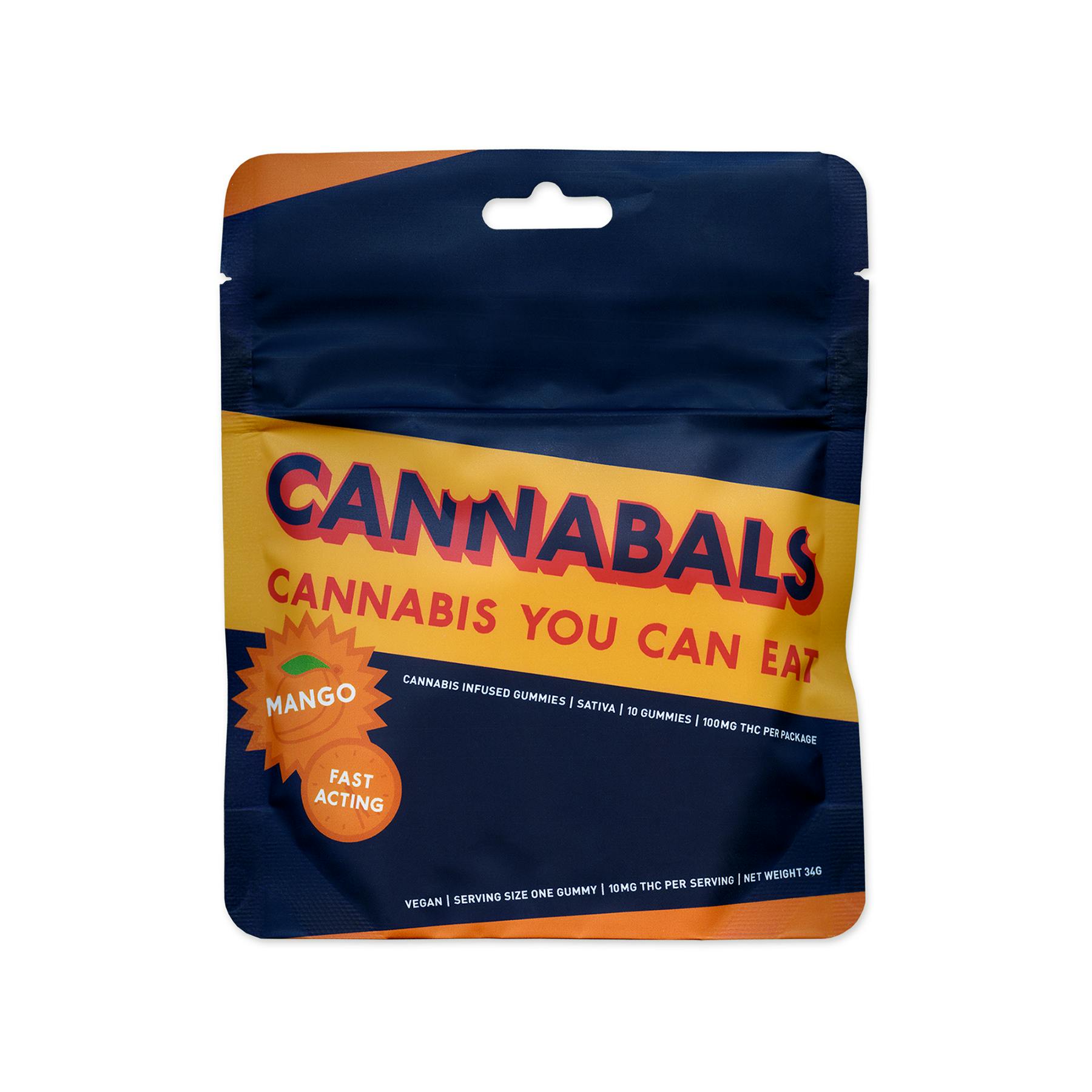 Image of Cannabals | Mango | 100mg