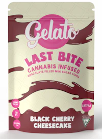 Gelato Last Bite - Cannabis Infused Sugar Cones 200mg - Black Cherry Cheesecake - product image at King of Budz