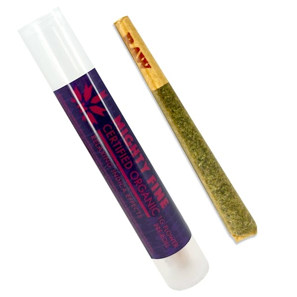 Mighty Fine | Certified Organic Blue Mason Pre-Roll | 1g