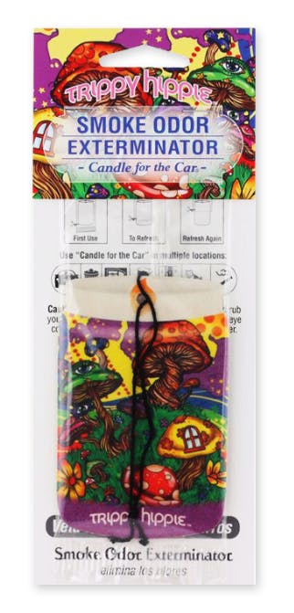 Product Smoke Odor Exterminator Candle for the Car TRIPPY HIPPIE