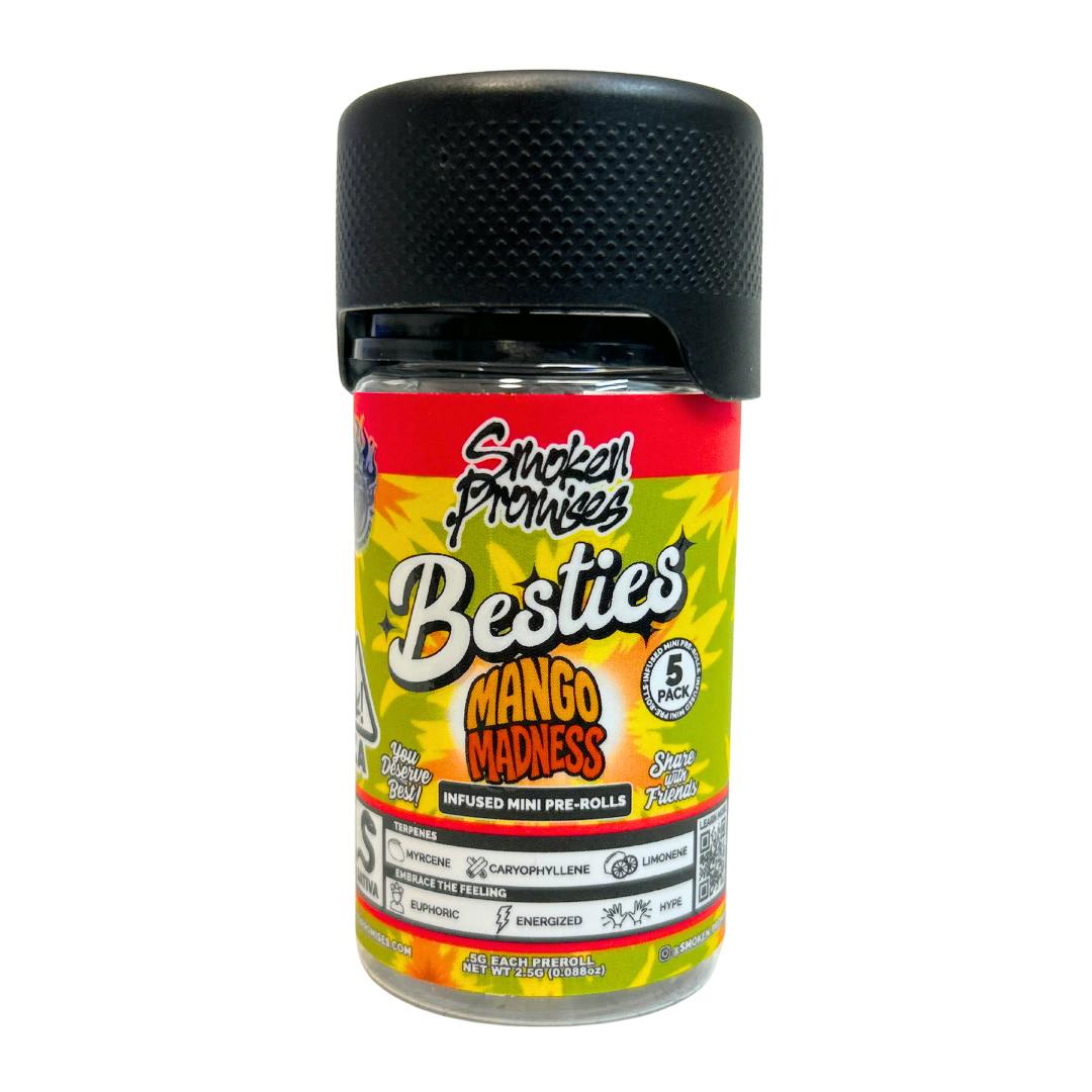 MANGO MADNESS 5PK INFUSED BESTIES PREROLLS-0