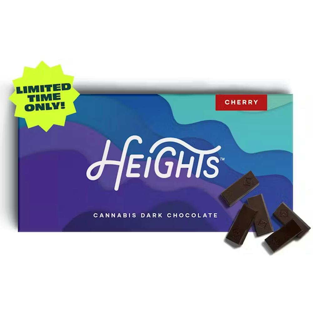 Product Heights - Dark Chocolate Cherry Bar (Indica) - 100MG